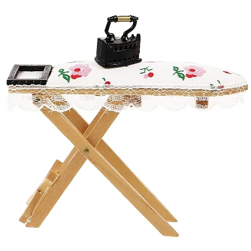 UPKOCH Bügeleisen für Puppenhaus Realistische Dekoration Bügeltisch Mini Eisenornament für Kreative Szenen für Puppenhäuser und Mikrolandschaften UPKOCH Bügeleisen für Puppenhaus Realistische Dekoration Bügeltisch Mini Eisenornament für Kreative Szenen für Puppenhäuser und Mikrolandschaften von UPKOCH