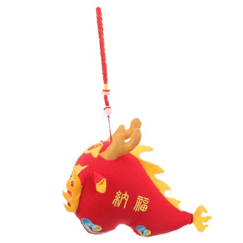 UPKOCH Chinesisches Drachen Kuscheltier Plüschfigur Rot Stofftier Glücksbringer Vielseitig als Deko und für Sammler zum Jahr des Drachen UPKOCH Chinesisches Drachen Kuscheltier Plüschfigur Rot Stofftier Glücksbringer Vielseitig als Deko und für Sammler zum Jahr des Drachen von UPKOCH