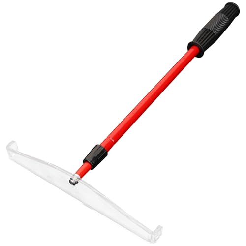 UPKOCH Teleskopischer Poker-Chip-Rechen Aus Edelstahl, Handgehaltener Chip-Stick-Schieber FüR Roulette-Chips, Praktisches Sammelwerkzeug FüR Kartenspiele, 69cm Lang, Rote Farbe von UPKOCH