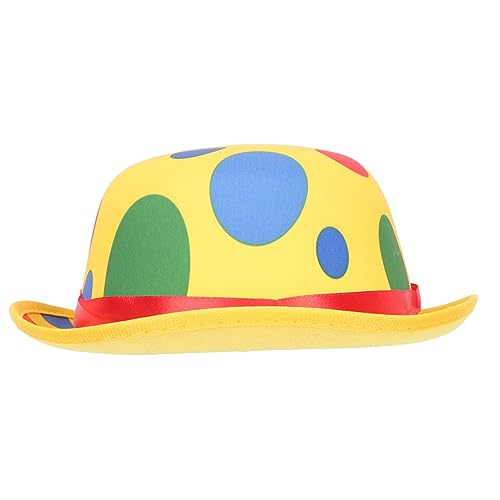 UPKOCH Clown Hut Für Halloween Und Bunter Cosplay Hut Für Clowns Flexible Und Bequeme Kopfbedeckung Für Bühnenauftritte Und Kostümpartys von UPKOCH