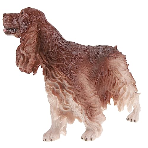 UPKOCH Cocker Spaniel-Modell Hundefigur Hundespielzeug Lebensechter Hund Realistische Tiere Hundestatue Realistische Spielfiguren Ornament Plastik Kind Vereinigte Staaten Künstlicher Hund von UPKOCH