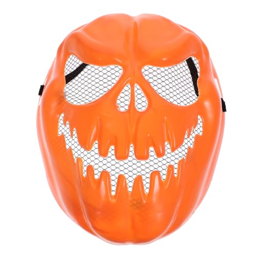 UPKOCH Cosplay-Maske Halloween-Masken heiligen party ausgefallene maske Halloweenmasken Damen Hip Hop Tanz Terror Schreckensmaske Halloween-Horror-Maske Nachtclub Kürbis von UPKOCH