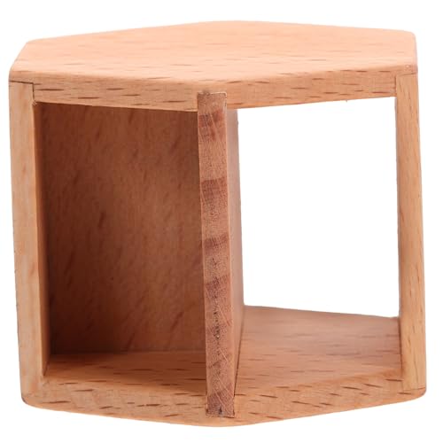 UPKOCH Couchtisch Aus Holz Puppenhauszubehör Dekoration Puppenhausmöbel Esszimmertisch Dekoration Kleine Hausmöbel Kleiner Beistelltisch Mini Teetisch Miniatur Beistelltisch von UPKOCH