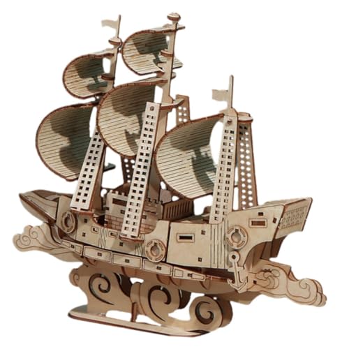 UPKOCH DIY Holz Segelboot Puzzle für Puzzle Segelschiff Modell aus Hochwertigem Holz Fördert Konzentration und Kreativität für Zuhause und Büro Deko UPKOCH DIY Holz Segelboot Puzzle für Puzzle Segelschiff Modell aus Hochwertigem Holz Fördert Konzentration und Kreativität für Zuhause und Büro Deko von UPKOCH