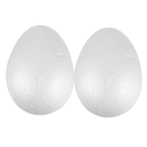 UPKOCH DIY Ostereier Aus Große Weiße Eier Für Kreative Frühlingsdekoration Und Bastelprojekte Für Ostern Und Festlichkeiten von UPKOCH