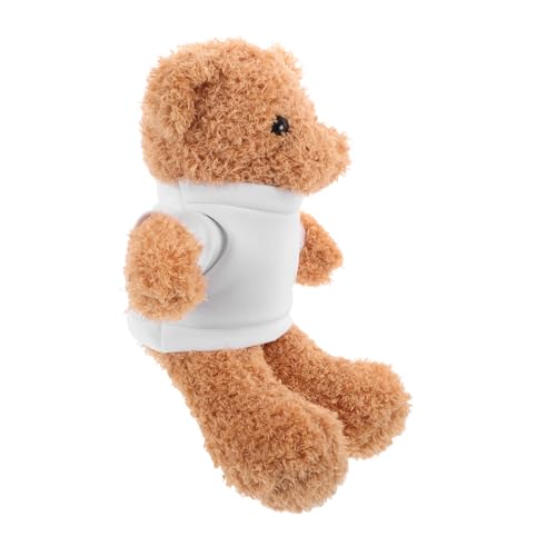 UPKOCH DIY Plüschbär mit Weißem T Shirt zum Bedrucken Weiches Kuscheliges Stofftier für Junge Mädchen Geschenkidee zu Geburtstagen Babypartys Weihnachten UPKOCH DIY Plüschbär mit Weißem T Shirt zum Bedrucken Weiches Kuscheliges Stofftier für Junge Mädchen Geschenkidee zu Geburtstagen Babypartys Weihnachten von UPKOCH