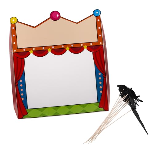 UPKOCH DIY Shadow Puppets Bastelset für Interaktives Puppentheater mit Wissenschaftlichem Experiment Kreatives Handwerksprojekt Fördert Feinmotorik und Geschichtenerzählen Vielseitigem von UPKOCH