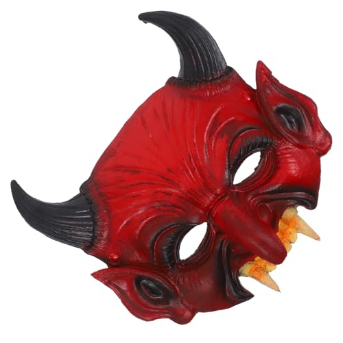 UPKOCH Dämonen Maske Cosplay Halloween Party Requisit Spitzzahnmotiv Leichtes Langlebiges Material Karneval Kostüm Zubehör für Gruselige Verkleidung UPKOCH Dämonen Maske Cosplay Halloween Party Requisit Spitzzahnmotiv Leichtes Langlebiges Material Karneval Kostüm Zubehör für Gruselige Verkleidung von UPKOCH