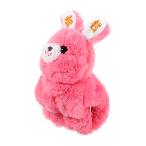 UPKOCH Dekompressionsspielzeug für Kaninchen Hasen-Klapparmbänder- Slap-Bands mit Tiermotiven Schlagarmband Ohrfeigenarmbänder zur Dekoration Party Gefälligkeiten Plüsch Rosa von UPKOCH