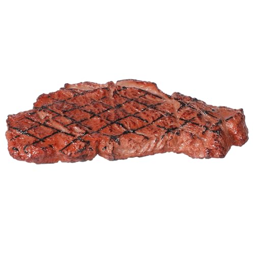UPKOCH Dekoratives Fake Steak Modell aus Kunststoff Leichtes für Realistische Attrappe Rohes Steak als Partydeko Fotorequisite und Geschenkidee UPKOCH Dekoratives Fake Steak Modell aus Kunststoff Leichtes für Realistische Attrappe Rohes Steak als Partydeko Fotorequisite und Geschenkidee von UPKOCH