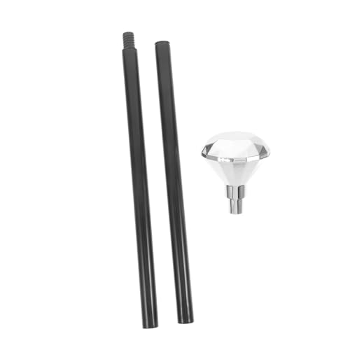 UPKOCH Diamant -Mitarbeiter Königsrohr Zauberstab Halloween- Jack Party Halloween-Bastel-Cosplay-Stock Halloween-König-Cosplay-Kostümzubehör Kostüm Stütze Plastik Silber von UPKOCH