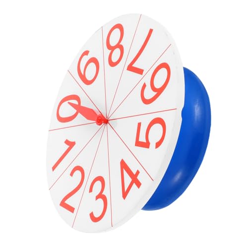 UPKOCH Digitaler Plattenspieler Preisaufsteller Spiel Pop Lernspielzeug Scheiben Karnevalsrad Zahlenspiele Drehbarer Löser Roulette Und Der Weiße Kunststoff von UPKOCH