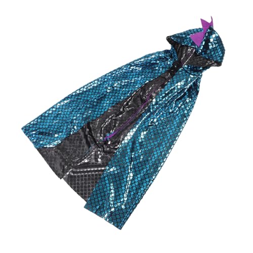 UPKOCH Dinosaurier Cape Dragon Kapuze Umhang Robe Dragon Cape Halloween Festival Party Cosplay Dress Up Dinosaurier Kostüm Blau von UPKOCH