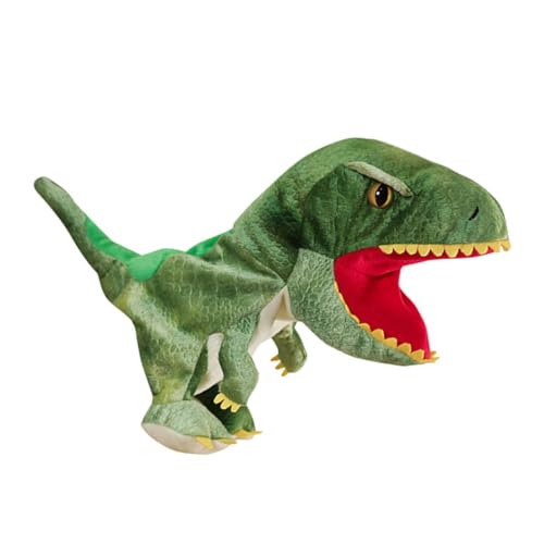 UPKOCH Dinosaurier Handpuppe Tyrannosaurus Realistisches Plüschspielzeug für Geeignet für Rollenspiele und Kreative Aktivitäten Ab Jahren mit Hochwertigem Plüschmaterial Zufällige Farbe von UPKOCH