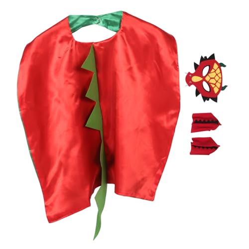 UPKOCH Dinosaurier Kostüm Cape mit Kapuze für Weicher Atmungsaktiver Stoff Interaktives Dino Krallen Design Vielseitig für Halloween Geburtstagsfeiern und Rollenspiele UPKOCH Dinosaurier Kostüm Cape mit Kapuze für Weicher Atmungsaktiver Stoff Interaktives Dino Krallen Design Vielseitig für Halloween Geburtstagsfeiern und Rollenspiele von UPKOCH