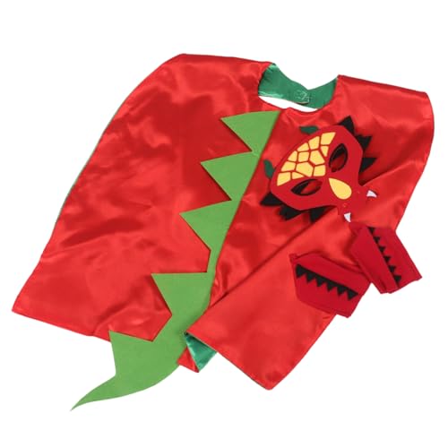 UPKOCH Dinosaurier Kostüm Roter Kapuzenumhang Atmungsaktiver Stoff Robustes Material Für Halloween Rollenspiele Schulveranstaltungen Kreatives Verkleiden UPKOCH Dinosaurier Kostüm Roter Kapuzenumhang Atmungsaktiver Stoff Robustes Material Für Halloween Rollenspiele Schulveranstaltungen Kreatives Verkleiden von UPKOCH