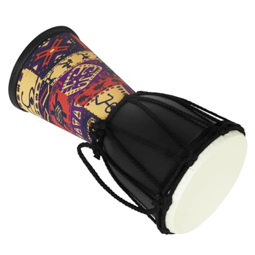 UPKOCH 4-Zoll-Djembe-Trommel Für Kinder Leichtes Afrikanisches Schlaginstrument Gurt Traditionelles Design von UPKOCH