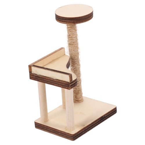 UPKOCH Dollhouse Möbel mit Kratzsäule Realistische Miniatur Einrichtung für DIY Dekorationen im Wohnzimmer oder Schlafzimmer UPKOCH Dollhouse Möbel mit Kratzsäule Realistische Miniatur Einrichtung für DIY Dekorationen im Wohnzimmer oder Schlafzimmer von UPKOCH