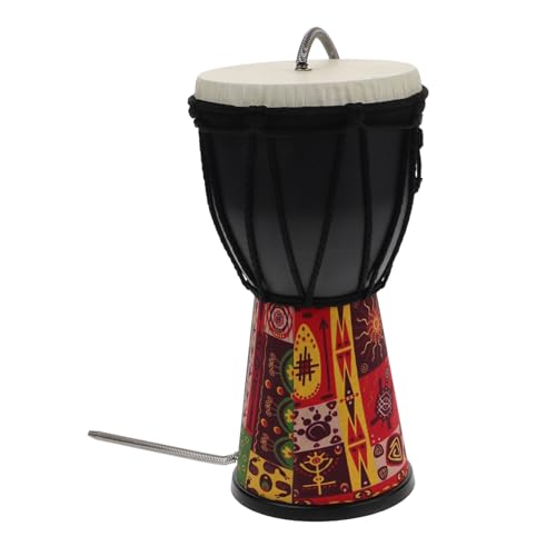 UPKOCH Donnertrommel afrikanische Trommel Musikinstrument Schlaginstrumente Afrikanische Djembe Trommel Trommelstöcke Schlaginstrument Kelchtrommel Djembe-Trommel für Stahl von UPKOCH