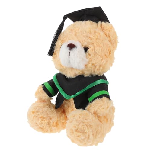 UPKOCH Dr Bear Puppe Das Tier Babypuppe Tiere Plüschtier Weiche Flauschige Puppe Party Entzückendes Plüschbär Party Zubehör Kleine Bärenpuppe Cartoon Stoffbär von UPKOCH
