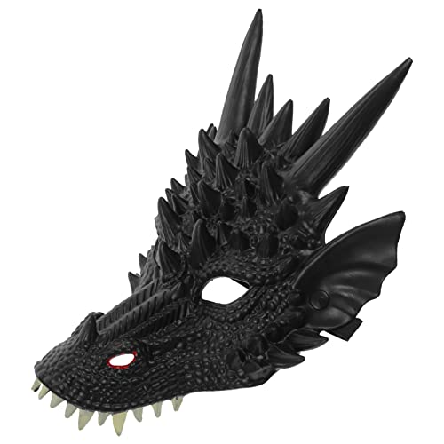 UPKOCH Drachen Cosplay Maske aus Leichtem PU Elastisches Band für Erwachsene und Vielseitige Tiermaske für Halloween Maskenbälle Kostümpartys und Verkleidungen von UPKOCH