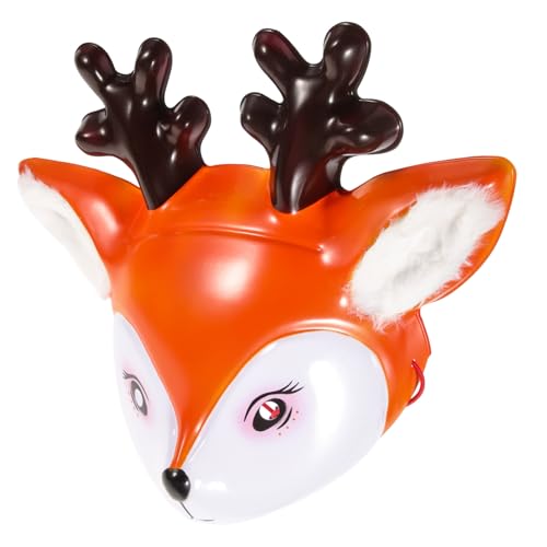 UPKOCH Sika Deer Dragon Maske Tier Deer Head Party Dress Up Maske Halloween-3D-Tiermaske Tierkostüm Maske halloween masken halloweenmaske kostüme Kostümzubehör Maskerade-Party-Maske Elch von UPKOCH