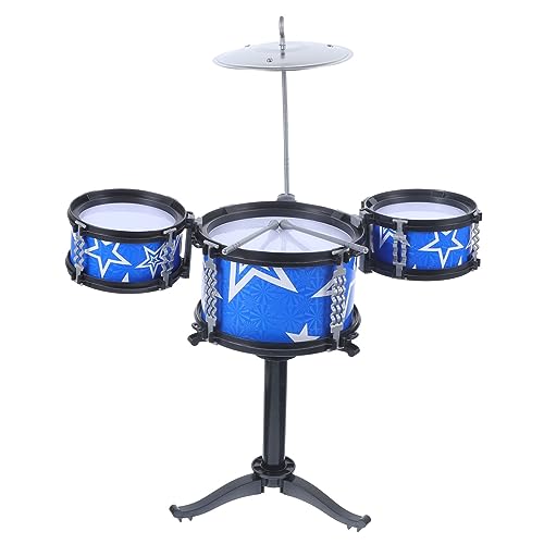 UPKOCH Drum Set Toy Schlagzeug Simulation Percussion Instrument Blau für Jungen und Mädchen Pädagogisches Musikspielzeug mit Drumsticks Sicheres Material Fördert die Sensorische UPKOCH Drum Set Toy Schlagzeug Simulation Percussion Instrument Blau für Jungen und Mädchen Pädagogisches Musikspielzeug mit Drumsticks Sicheres Material Fördert die Sensorische von UPKOCH