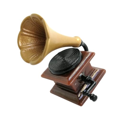 UPKOCH Dummy-Plattenspieler für kinderspielzeug Chic Decoration Miniature Phonograph Creative Desktop Decoration Mikroszenenverzierung Foto -Requisiten Harz Light Brown UPKOCH Dummy-Plattenspieler für kinderspielzeug Chic Decoration Miniature Phonograph Creative Desktop Decoration Mikroszenenverzierung Foto -Requisiten Harz Light Brown von UPKOCH