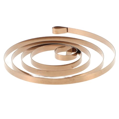 UPKOCH Edelstahl Aufziehfeder Ersatzteil FüR Mechanische Spielzeuge, Roboter Und Musikboxen, PräZise Spiralfeder FüR Langlebige Leistung, 4.0*3.5*0.2cm von UPKOCH