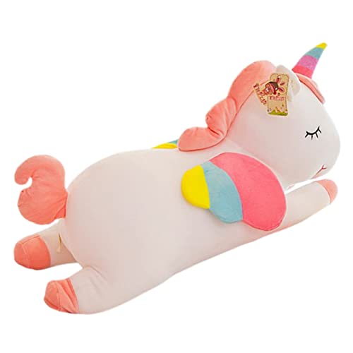 UPKOCH Einhorn-Puppe kinderzimmermöbel Kuscheltier Party Dekoration geschenketueten Kinderzimmer Dekoration Kuscheltier Tierpuppenkissen Daunen Baumwolle Weiß von UPKOCH