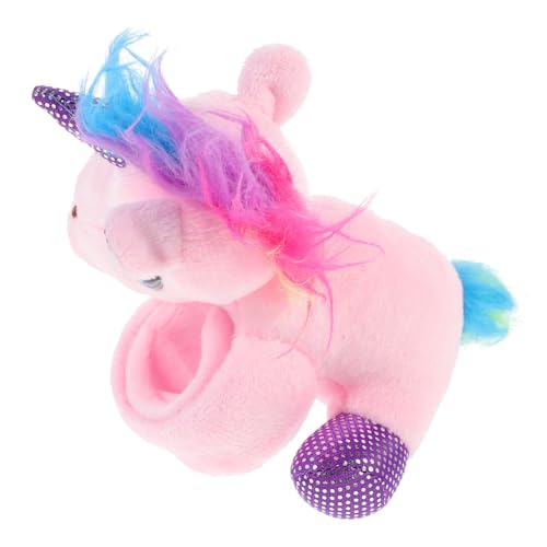 UPKOCH Unicorn Kuscheltier Kuscheltier Einhorn Einhorn Slap Bracelet Lustiges Üsch Wristband Für Leichtes Slap Ring Ideales Party Und Für Kreative Kinderunterhaltung von UPKOCH