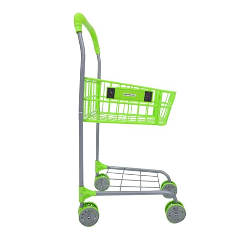UPKOCH Einkaufswagen Registrierkassen Rollenspielhaus Kinderwagen Küchenspielzeug Lebensmittelgeschäft Rollenspiel Einkaufswagen Eiscreme Mini Dekorationswagen von UPKOCH