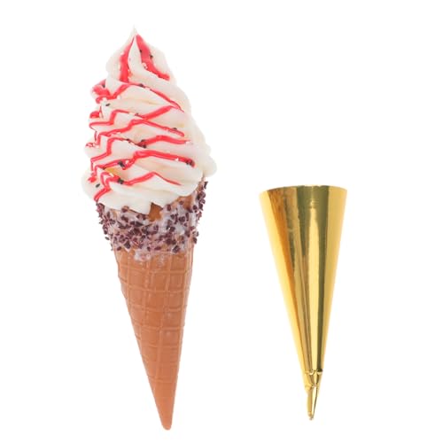 UPKOCH Eismodell Eiscreme Modell Kunststoffmodell klein bunt Scoop Zapfen deko gefälschtes Essen Eiscreme-Modellierfigur Gefälschte Eiswaffel-Requisite Eistüte PVC UPKOCH Eismodell Eiscreme Modell Kunststoffmodell klein bunt Scoop Zapfen deko gefälschtes Essen Eiscreme-Modellierfigur Gefälschte Eiswaffel-Requisite Eistüte PVC von UPKOCH