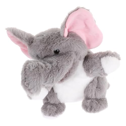 UPKOCH Elefant Handpuppe für Interaktive Plüschspielzeugpuppe zum Geschichtenerzählen Niedliches Design Weiches Material Fördert Kreatives Rollenspiel und Spaß Beim Lernen UPKOCH Elefant Handpuppe für Interaktive Plüschspielzeugpuppe zum Geschichtenerzählen Niedliches Design Weiches Material Fördert Kreatives Rollenspiel und Spaß Beim Lernen von UPKOCH