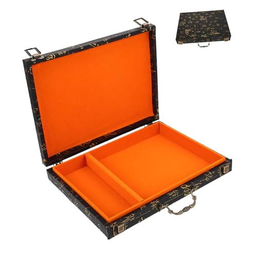 UPKOCH Elegante Mahjong Aufbewahrungsbox aus Holz mit Geprägtem Muster Tragbar und Vielseitig für Schach und Brettspiele Geräumig und Stilvoll für Spielsteine Perfekter Organizer für UPKOCH Elegante Mahjong Aufbewahrungsbox aus Holz mit Geprägtem Muster Tragbar und Vielseitig für Schach und Brettspiele Geräumig und Stilvoll für Spielsteine Perfekter Organizer für von UPKOCH
