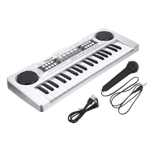 UPKOCH Elektronische Orgel Für Musikspielzeug Für Entzückendes Tastaturspielzeug Klavierspielzeug Für Kinderklavier Bildungsspielzeug Mini- Plastik Silver UPKOCH Elektronische Orgel Für Musikspielzeug Für Entzückendes Tastaturspielzeug Klavierspielzeug Für Kinderklavier Bildungsspielzeug Mini- Plastik Silver von UPKOCH