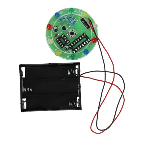 UPKOCH Elektronischer Schaltkreis Bausatz DIY mit LED Lichtern Lötpraxis Kit für Elektrobaukasten Präzise Chip Gesteuerte Zufallsausgabe Lernspielzeug für Erwachsene und Schüler UPKOCH Elektronischer Schaltkreis Bausatz DIY mit LED Lichtern Lötpraxis Kit für Elektrobaukasten Präzise Chip Gesteuerte Zufallsausgabe Lernspielzeug für Erwachsene und Schüler von UPKOCH