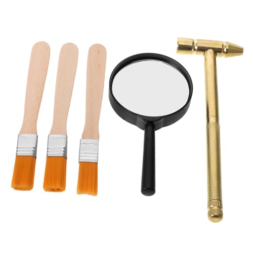 UPKOCH Entdeckerset Archäologie Grabungsset mit Kleinem Hammer Pinsel Meißel Teiliges Ausgrabungswerkzeug für Gemeinsames Lernen Stem UPKOCH Entdeckerset Archäologie Grabungsset mit Kleinem Hammer Pinsel Meißel Teiliges Ausgrabungswerkzeug für Gemeinsames Lernen Stem von UPKOCH