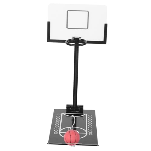 UPKOCH Faltbarer Desktop Basketballkorb Praktisches Decompression Toy Einfach zu Bedienen Robustes Mini Basketballspiel für Erwachsene Platzsparend Zusammenklappbar von UPKOCH