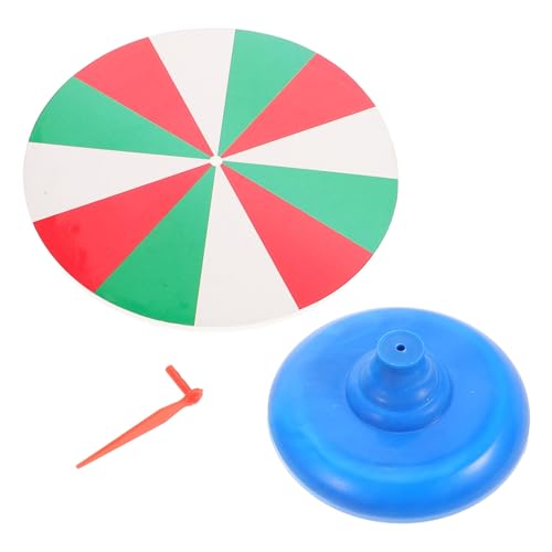 UPKOCH Farbblockrad Borste Spiel Verlosen Lichter Für Den Unterricht Zeigen Drehscheibe Farben Pop Drehteller Radstütze Plastik von UPKOCH