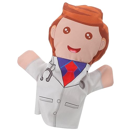 UPKOCH Fingerpuppe Arzt Handpuppe Plüsch für Storytelling Interaktives Lernspielzeug für Kindergarten und Zuhause UPKOCH Fingerpuppe Arzt Handpuppe Plüsch für Storytelling Interaktives Lernspielzeug für Kindergarten und Zuhause von UPKOCH
