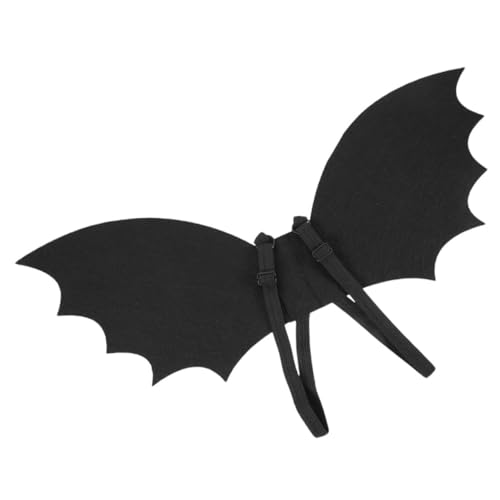 UPKOCH Fledermausflügel Halloween-Fledermaus-Kostüme Halloweenkostüm Kostüm Schläger Halloween Costume Halloween Kleidung Halloween-Party-Requisiten Karneval Foto Requisiten Black von UPKOCH