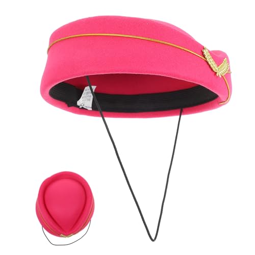 UPKOCH Band Kostümhut Damen Stewardess Hut Mit Elegantem Design Für Cosplay Und Partys Für Halloween Und Themenveranstaltungen UPKOCH Band Kostümhut Damen Stewardess Hut Mit Elegantem Design Für Cosplay Und Partys Für Halloween Und Themenveranstaltungen von UPKOCH