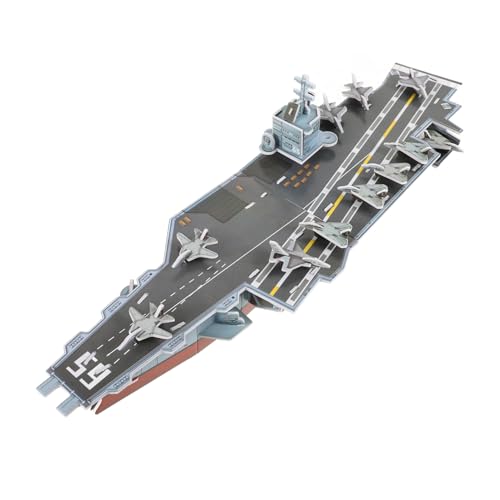UPKOCH Flugzeugträger-Puzzle Modellbausätze Denksport-rätsel Zum Selbermachen Flugzeugträgermodell Flugzeugträger Flugzeuge 3D-Puzzles Für Erwachsene Modellflugzeugträger Karton von UPKOCH