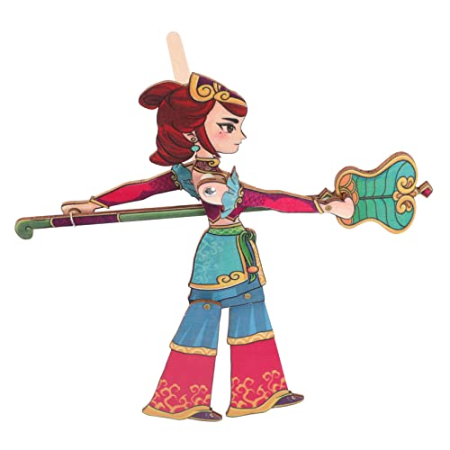 UPKOCH Folk Shadow Toy Traditionelles Chinesisches Schattenspielzeug mit Handpuppen für Kreatives Rollenspiel und Kulturverständnis für Aufführungen und Frühe Bildung UPKOCH Folk Shadow Toy Traditionelles Chinesisches Schattenspielzeug mit Handpuppen für Kreatives Rollenspiel und Kulturverständnis für Aufführungen und Frühe Bildung von UPKOCH