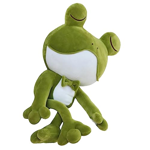 UPKOCH Frosch Plüschtier Stofffrosch Froschpuppe Gefüllter Frosch Sofa-Puppen- Neuartige Froschpuppe Bequeme Froschpuppe Kinderspielzeug Pp Baumwolle Green von UPKOCH