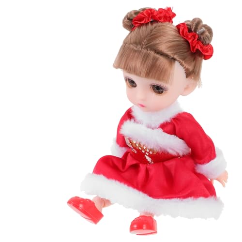 UPKOCH Süße Festliche Puppe Mädchen Spielzeug Baby Puppe Spielzeug Für Party Einzigartige Weihnachtsdekoration von UPKOCH