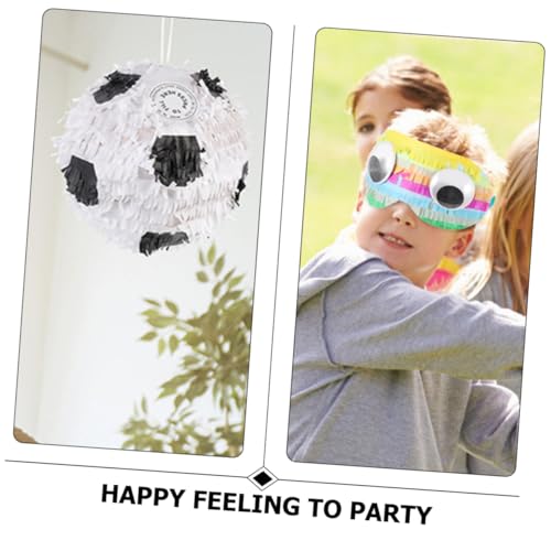 UPKOCH Fußball Piñata Teilig mit Pinata Stock und Augenbinde Fußball Party für Kindergeburtstag Bunte Geburtstagsdeko Geeignet für Festival und Feierlichkeiten UPKOCH Fußball Piñata Teilig mit Pinata Stock und Augenbinde Fußball Party für Kindergeburtstag Bunte Geburtstagsdeko Geeignet für Festival und Feierlichkeiten von UPKOCH