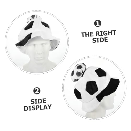 UPKOCH Fußballmütze Sportliche Fan Kappe mit Fußballmuster Unisex Cheer Hut für Fußballspiele und Wettbewerbe Bunte und Partydekoration Langlebiges Material Tolles UPKOCH Fußballmütze Sportliche Fan Kappe mit Fußballmuster Unisex Cheer Hut für Fußballspiele und Wettbewerbe Bunte und Partydekoration Langlebiges Material Tolles von UPKOCH