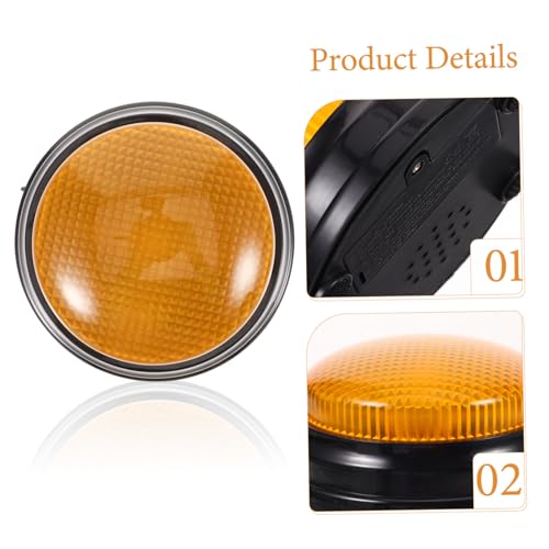 UPKOCH Gelber Sound und Lichtknopf mit Warnsignal Lustiger Party Spielbutton für Wettbewerbe Festival Accessoire Batteriebetriebenes für Büro Hochzeit Freizeitspaß UPKOCH Gelber Sound und Lichtknopf mit Warnsignal Lustiger Party Spielbutton für Wettbewerbe Festival Accessoire Batteriebetriebenes für Büro Hochzeit Freizeitspaß von UPKOCH